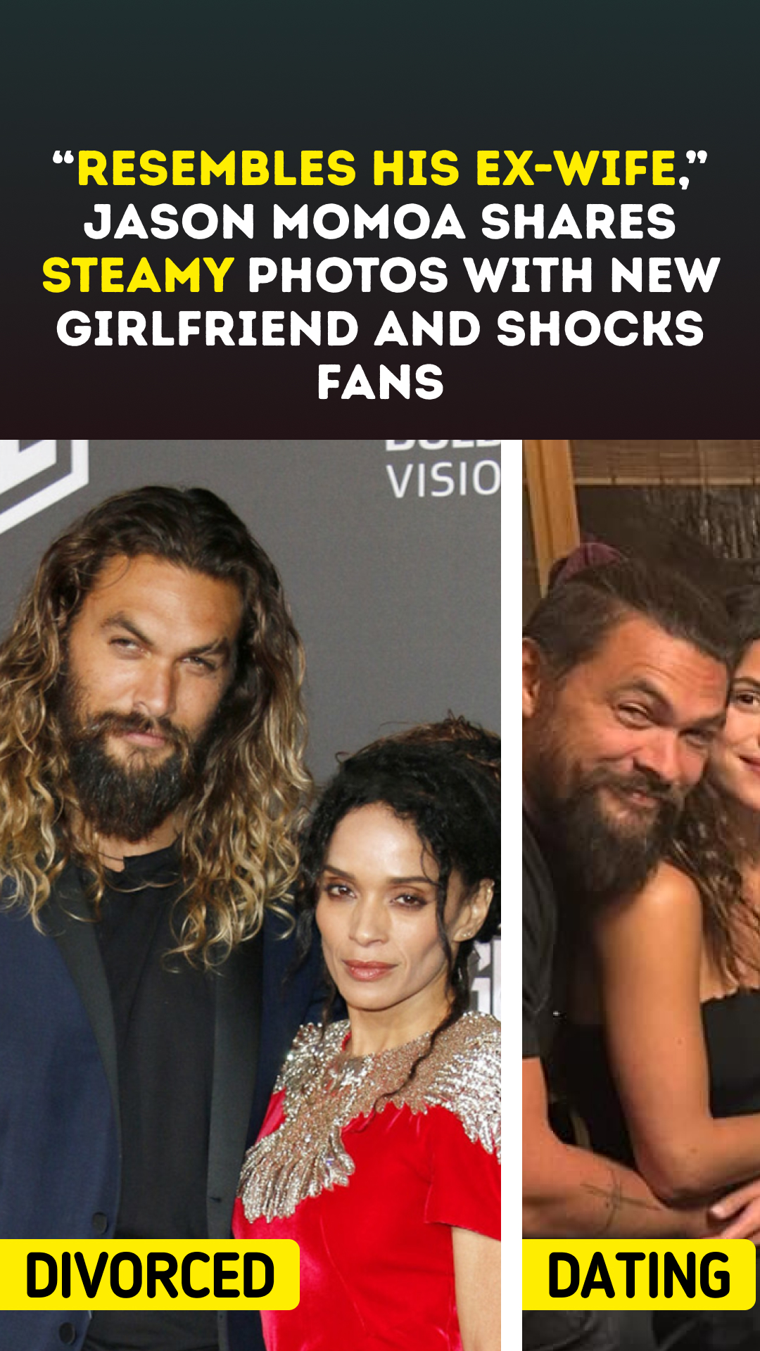 “Resembles His Ex-Wife,” Jason Momoa Shares PDA-Filled Photos With Girlfriend and Shocks Fans / Bright Side